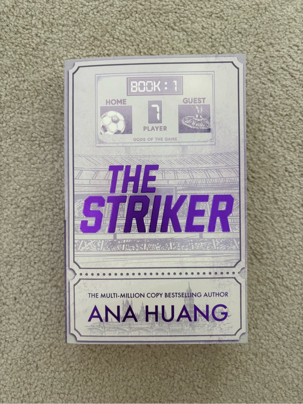 UK Edition The Striker SIGNED by Ana Huang